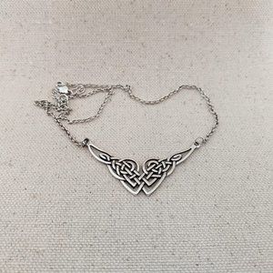 Celtic sterling silver necklace